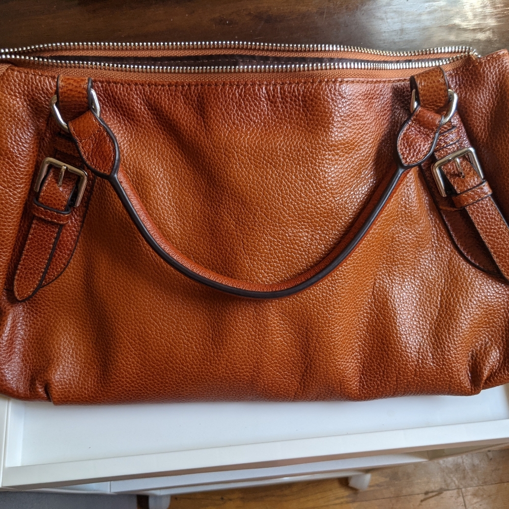 Medium HESHE cowhide leather purse